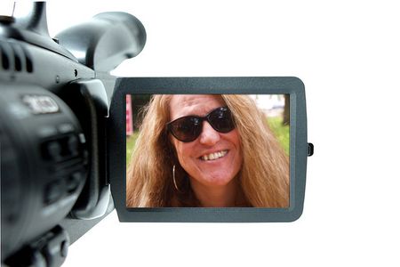 Sally and the video camera