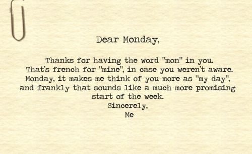 Mondays