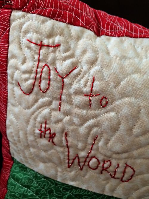 Joy embroidery