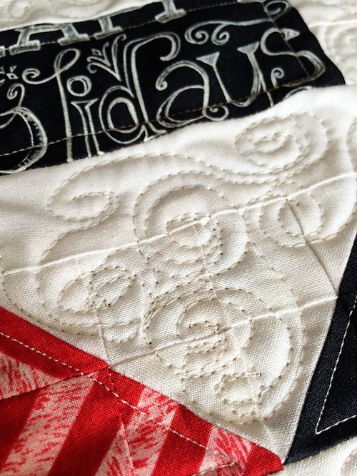 Chalkboard Christmas Table Topper 5