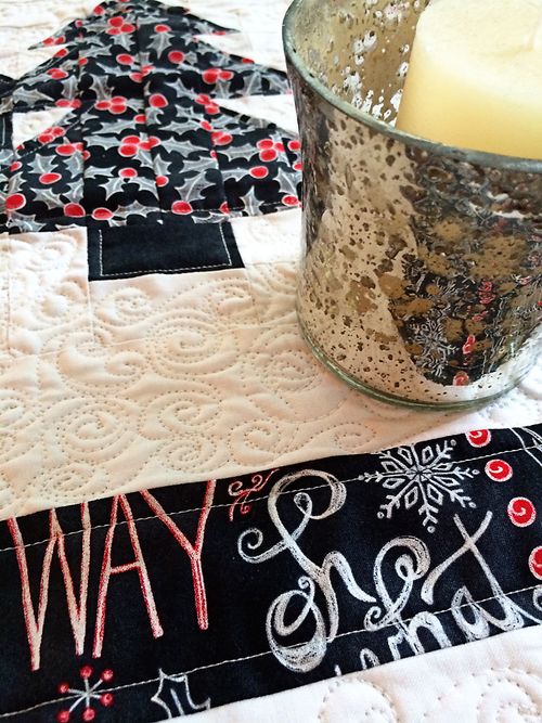 Chalkboard Christmas Table Topper 2