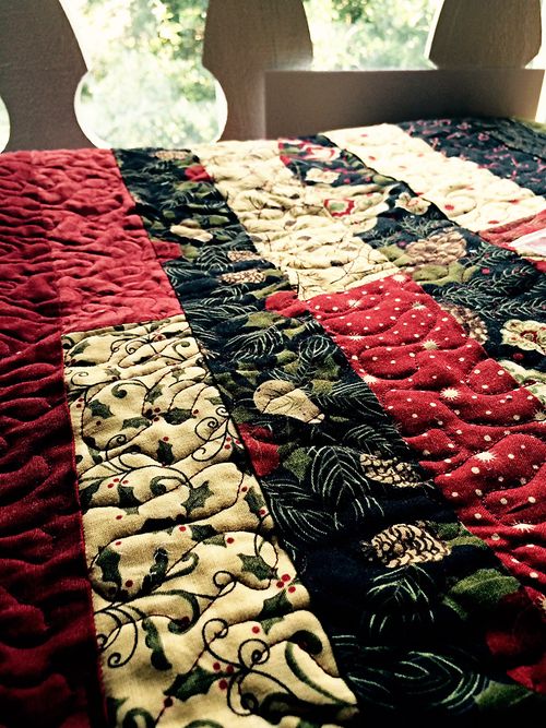Jelly roll race quilt