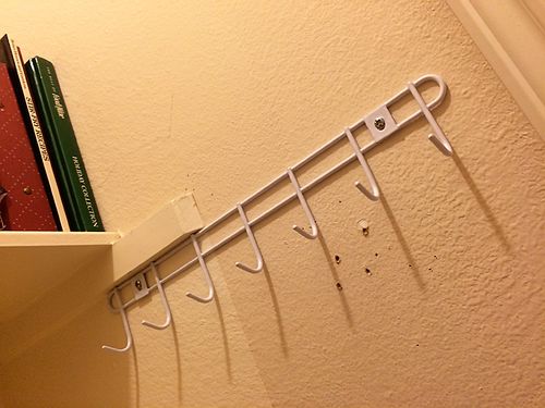 Hooks in pantry