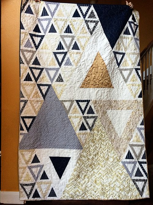 Acute wedding triangle quilt 5