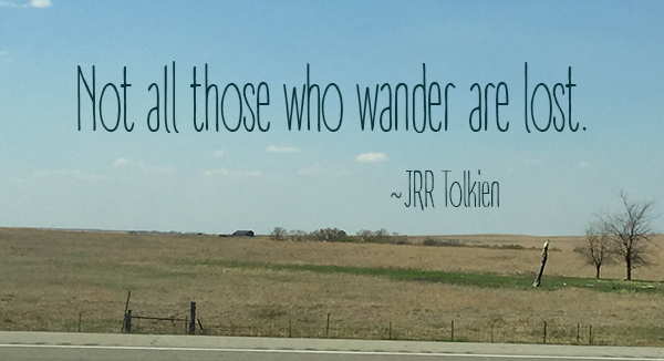 just a little bit of wandering…