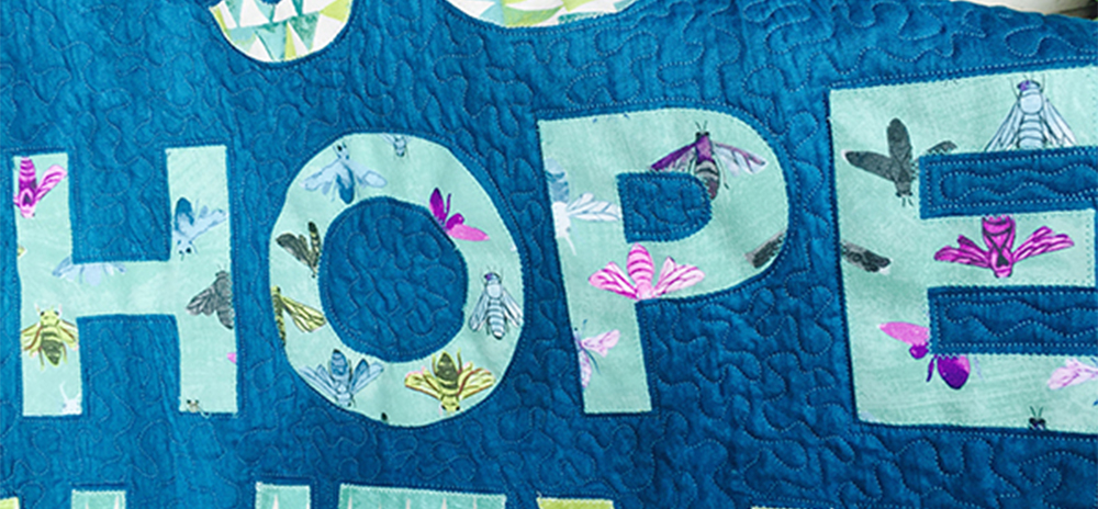 Love is Always Hopeful Quilt + Dreamer Fabric Giveaway